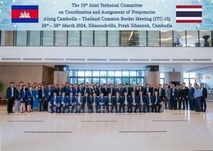 การประชุมคณะกรรมการร่วมทางเทคนิคว่าด้วยการประสานและจัดสรรคลื่นความถี่บริเวณชายแดนไทย – กัมพูชา ครั้งที่ 10 (The 10th Meeting of The Joint Technical Committee on Coordination and Assignment of Frequencies along Cambodia – Thailand Common Border –JTC-10)