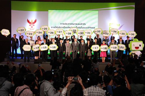 สำนักงาน กสทช. ประกาศหมายเลขลำดับการให้บริการโทรทัศน์ในระบบดิจิตอล